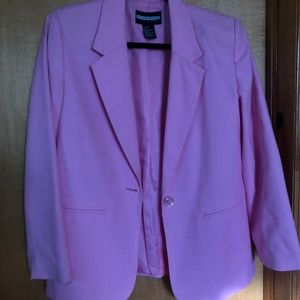 petite pink blazer, check photos for color